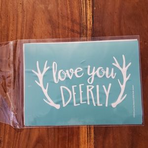 Chalk Couture Love you Deerly size A transfer